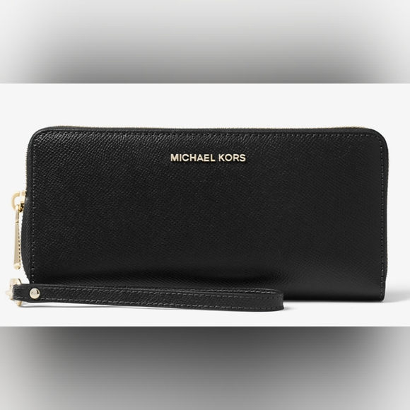 Michael Kors Leather Wallet/Wristlet - Picture 1 of 4